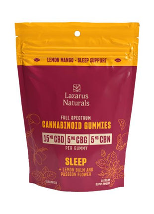 Lazarus Naturals Cannabinoid Sleep Gummies