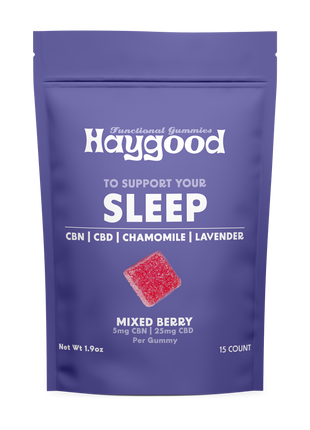 HayGood Farms  CBN Sleep Gummy 15ct (5mg CBN / 25mg CBD
