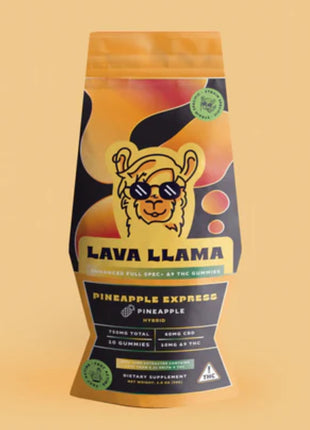 Lava Llama Pineapple Express THC + CBD Gummies