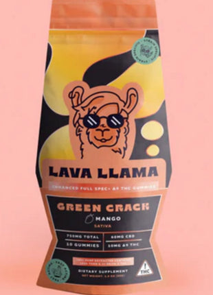 Lava Llama Green Crack THC + CBD Gummies