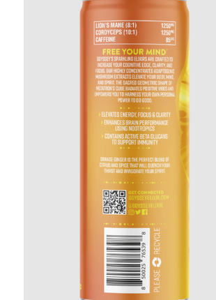 Odyssey Elixir Energy + Focus + Orange Ginger