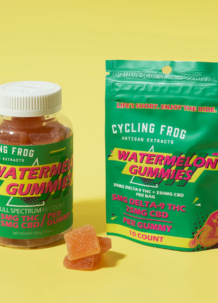 Cycling Frog Watermelon THC and CBD Gummies