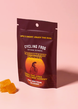 Cycling Frog THC + CBD Passionfruit Gummies